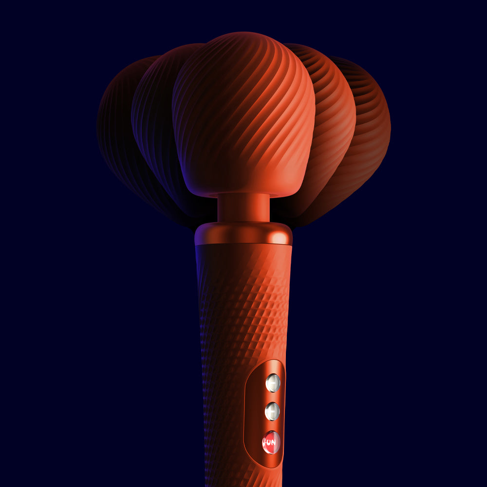 Fun Factory Vim Weighted Rumble Wand Massager Blue