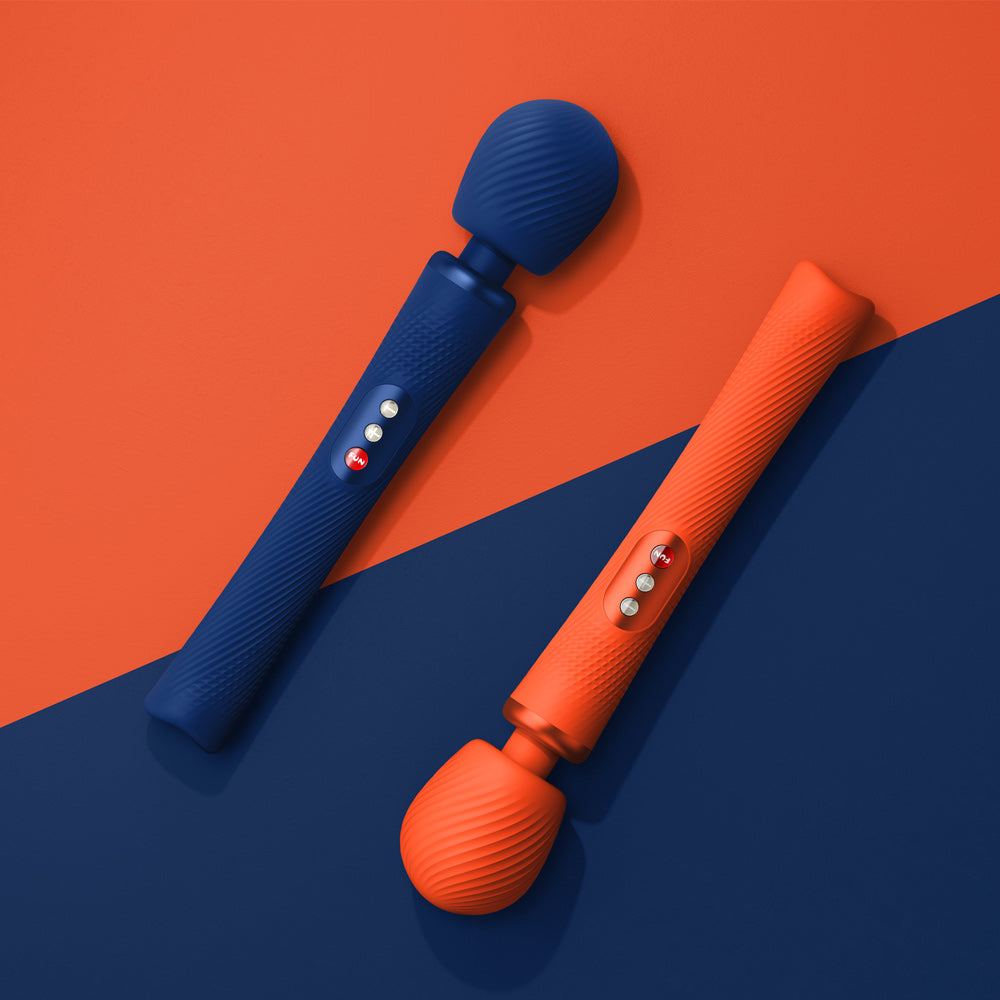 Fun Factory Vim Weighted Rumble Wand Massager Blue