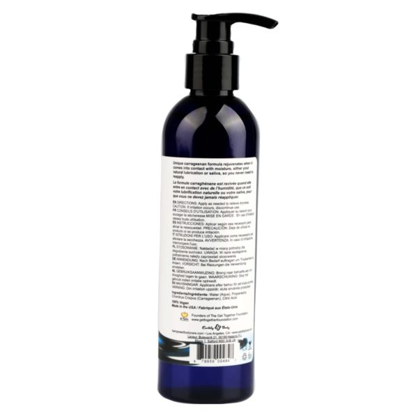 Earthly Body Waterslide All Natural Lubricant 8 fl oz / 237 ml