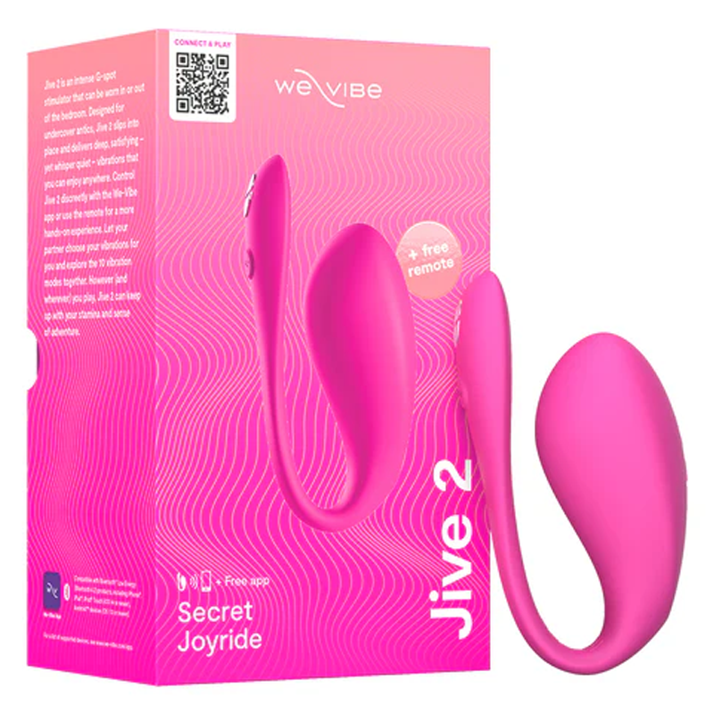 We-Vibe Jive 2 Wearable Bluetooth Vibrator Electric Pink