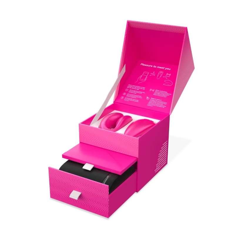 We-Vibe Chorus Couples Remote Control Vibrator - Cosmic Pink