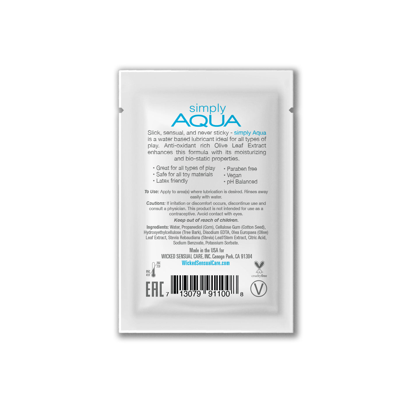 Wicked Simply Aqua Sachet