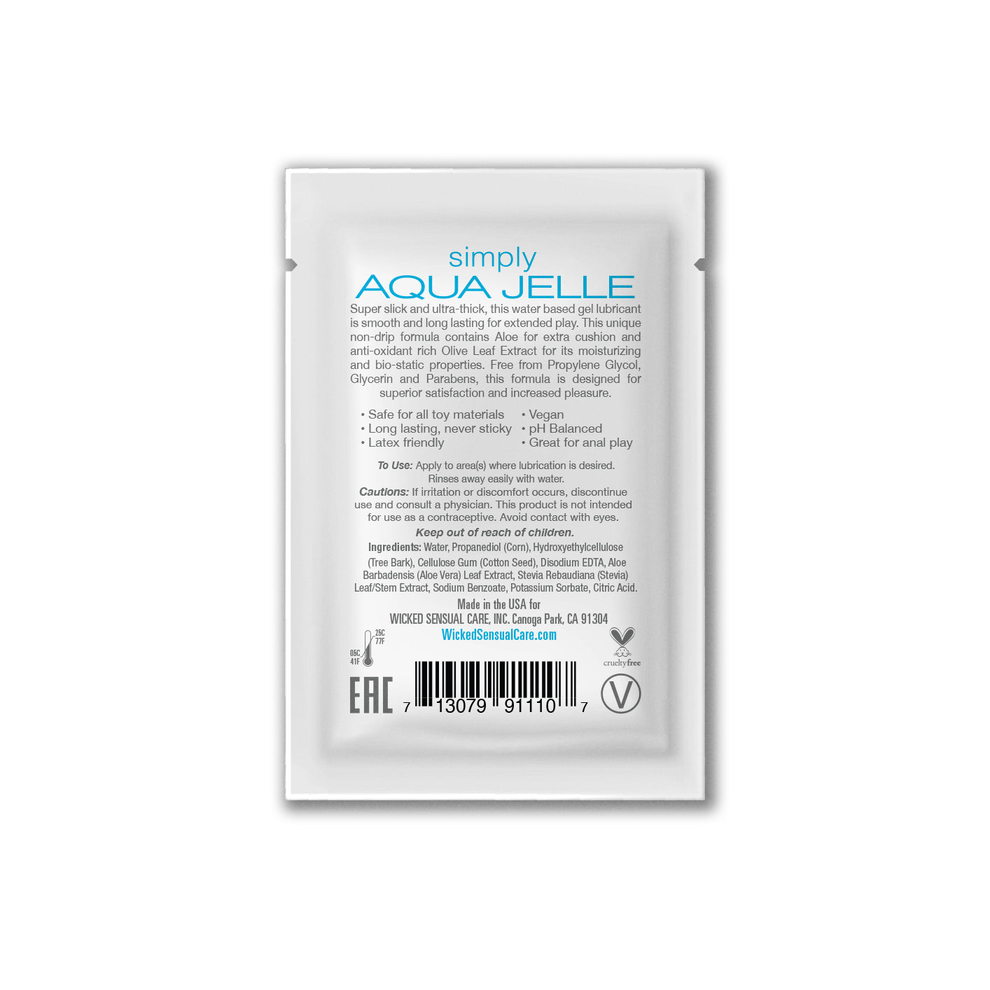 Wicked Simple Aqua Jelle Sachet
