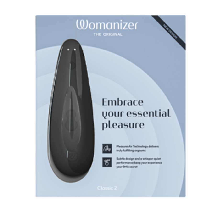 Womanizer Classic 2 Clitoral Stimulator - Black
