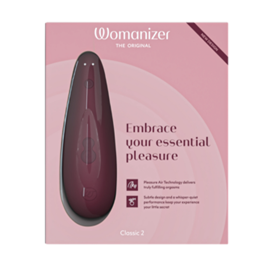 Womanizer Classic 2 Clitoral Stimulator - Bordeaux