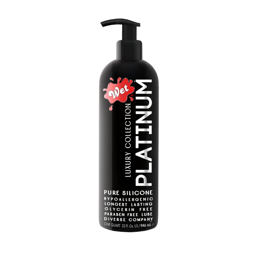 Wet Platinum Silicone Based Sex Lube 32 Ounce