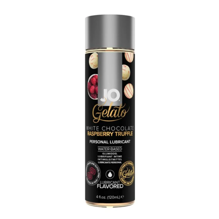 System JO Gelato White Chocolate Raspberry Flavored Lubricant 4 floz / 120 mL