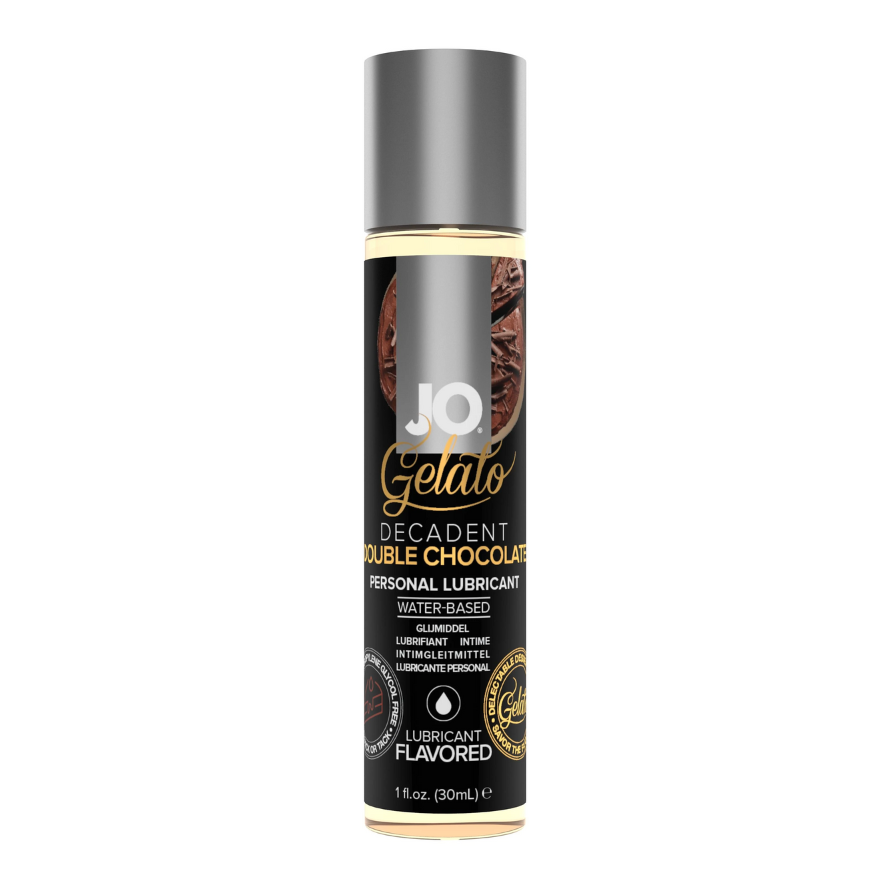 System JO Gelato Decadent Double Chocolate Flavored Lube 1 floz / 30 mL
