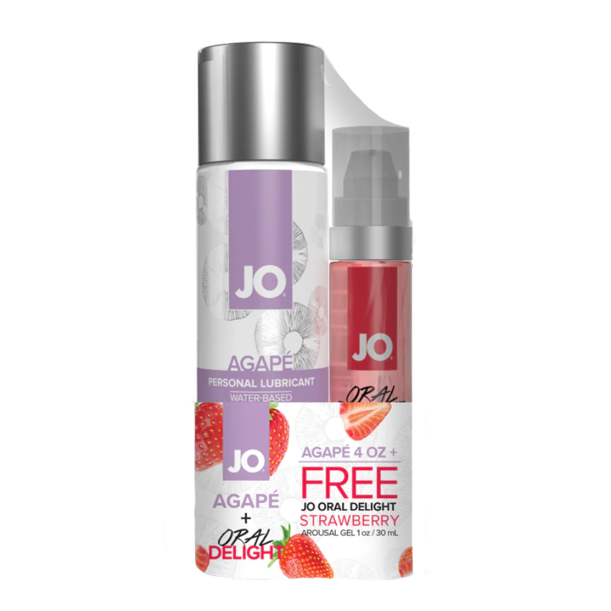 System JO Agape + Oral Delight Strawberry Arousal Gel