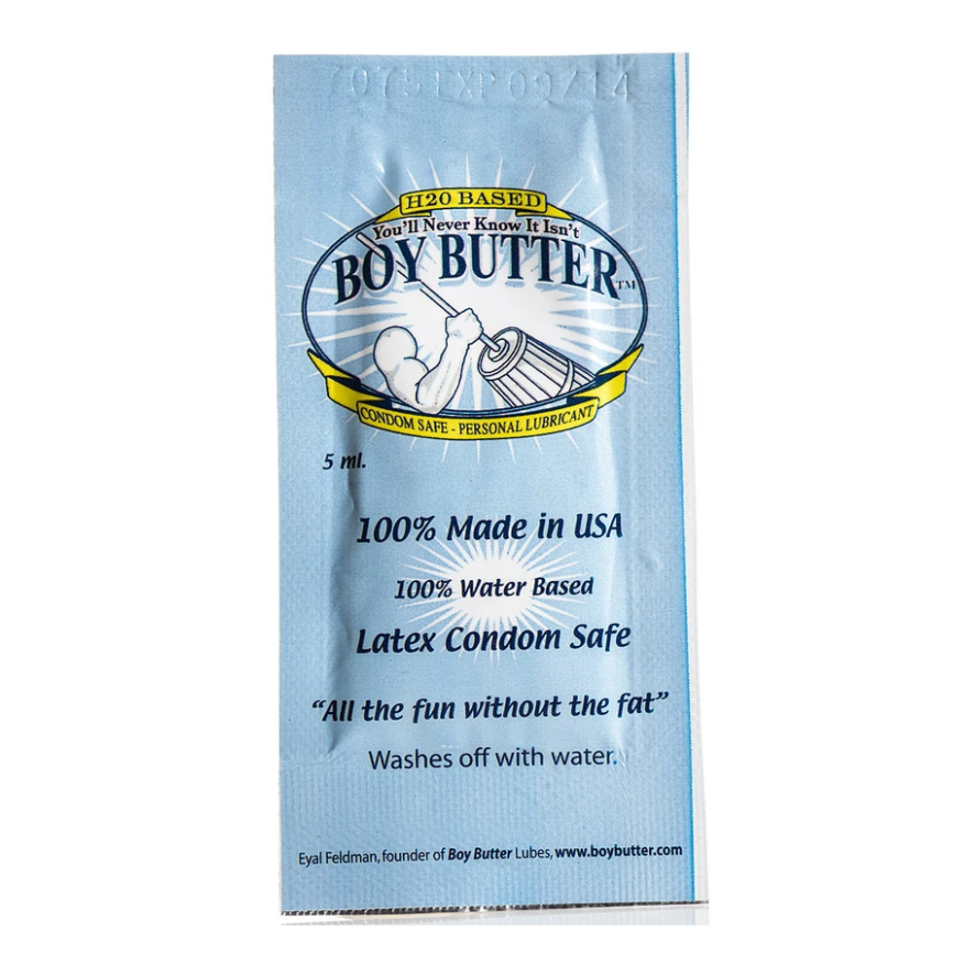 Boy Butter H2O Formula Single Use Packet