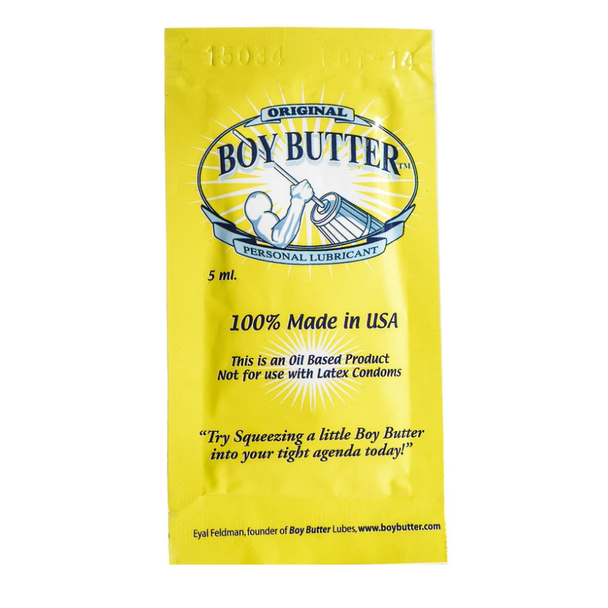 Boy Butter Original Single Use Packet