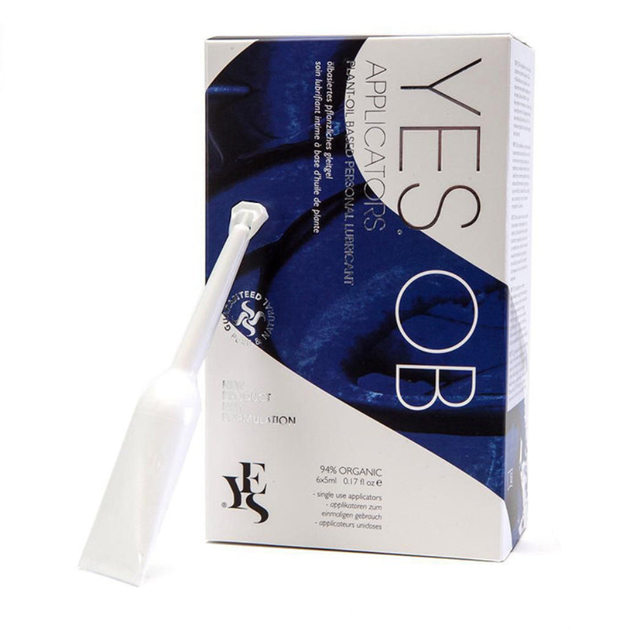 YES OB Natural plant-oil based Apps 6x5ml personal lubricant
