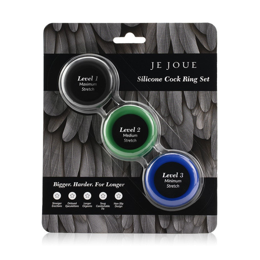 JE JOUE Silicone Cock Ring Set