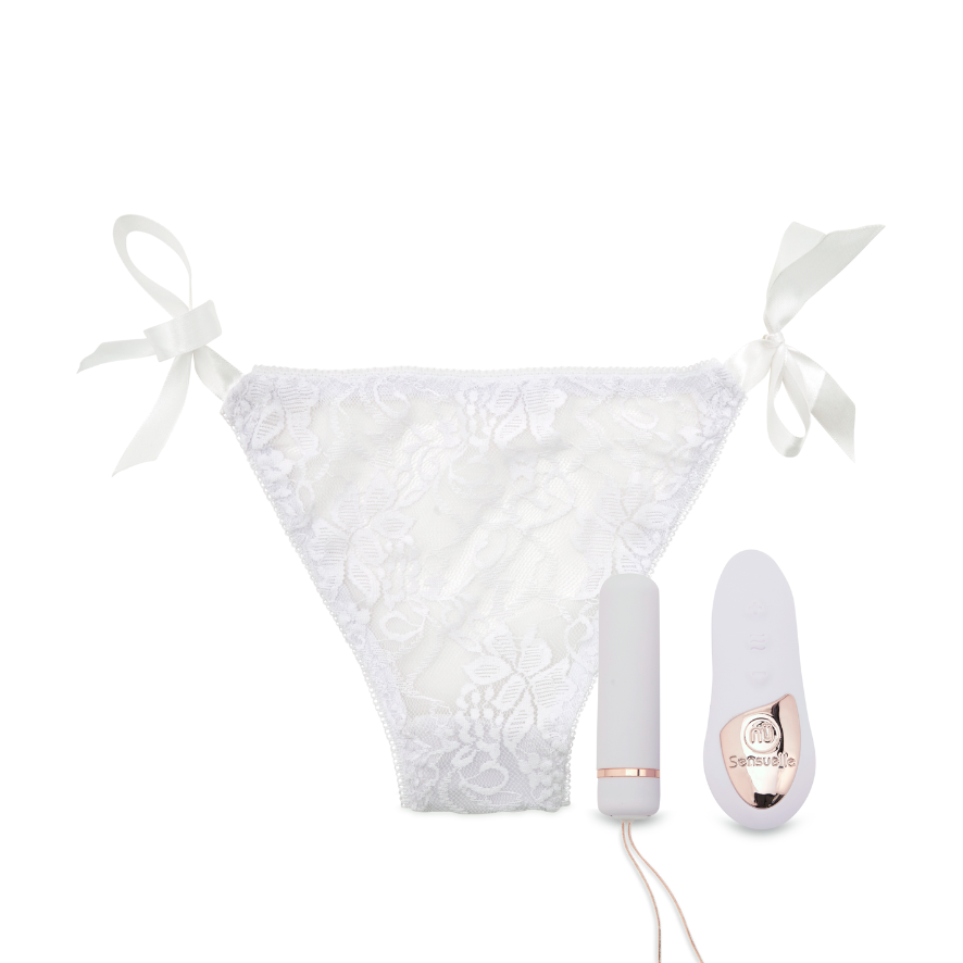 Nu Sensuelle Pleasure Panty Vibrator - White
