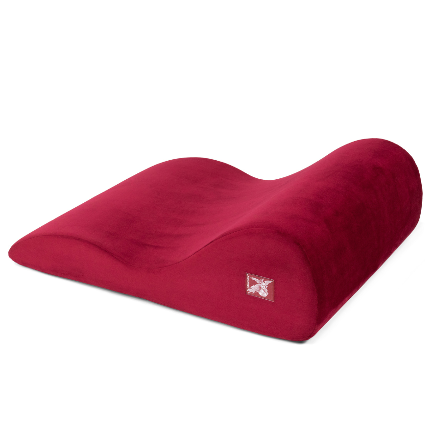 Liberator Hipster Sex Pillow Merlot Microvelvet