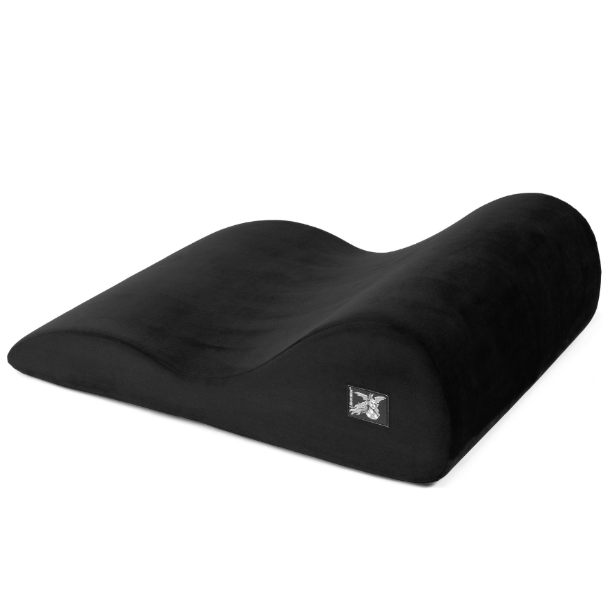 Liberator Hipster Sex Pillow Black Microvelvet