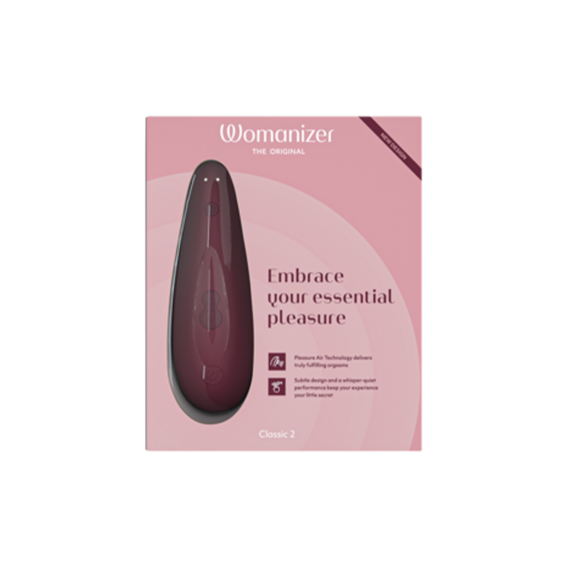 Womanizer Classic 2 Clitoral Stimulator - Bordeaux