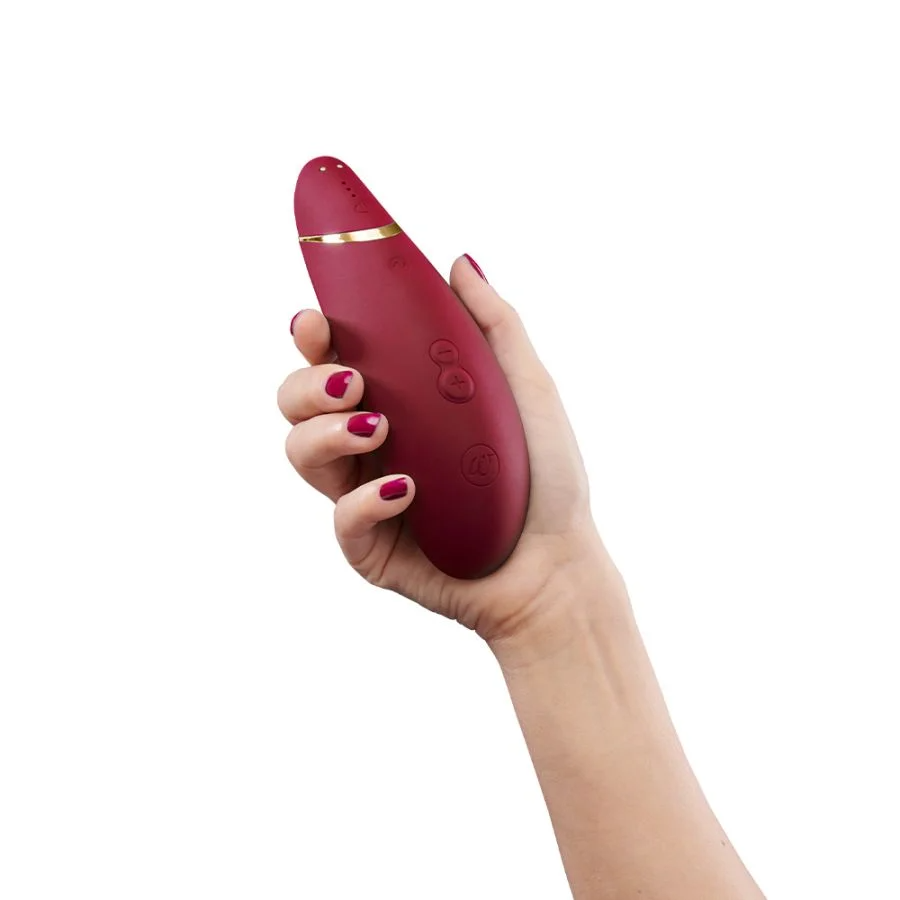 Womanizer Premium 2 Clitoral Stimulator - Bordeaux