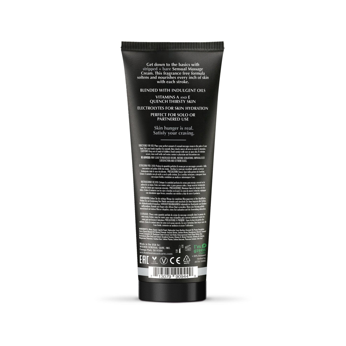 Wicked Sensual Massage Cream Sage 4oz