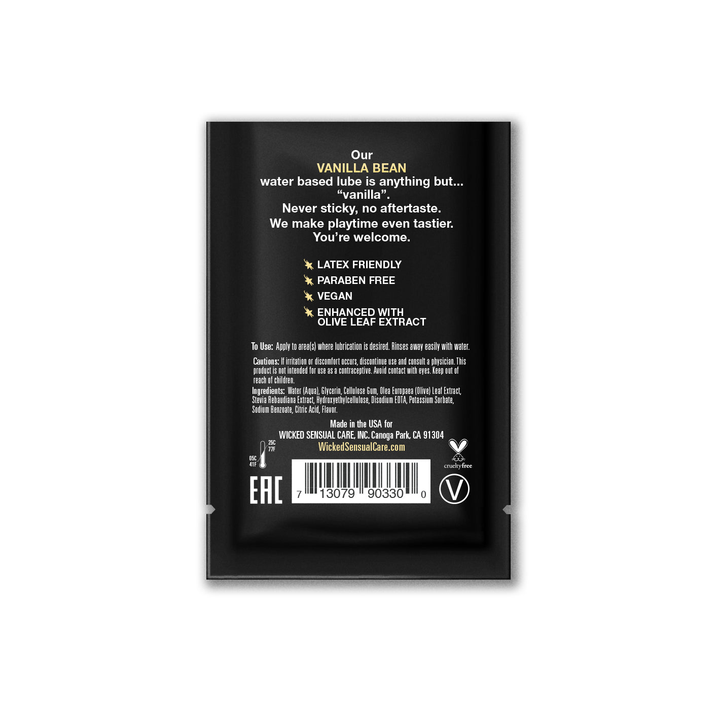 Wicked Aqua Vanilla Bean Sachet 3ml/0.10 fl oz