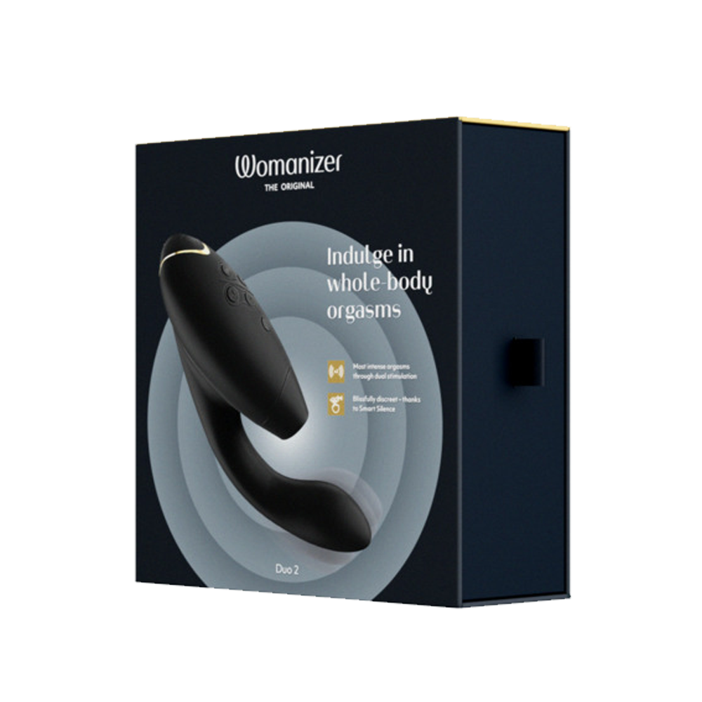 Womanizer Duo 2 Clitoral & G-Spot Vibrator - Black
