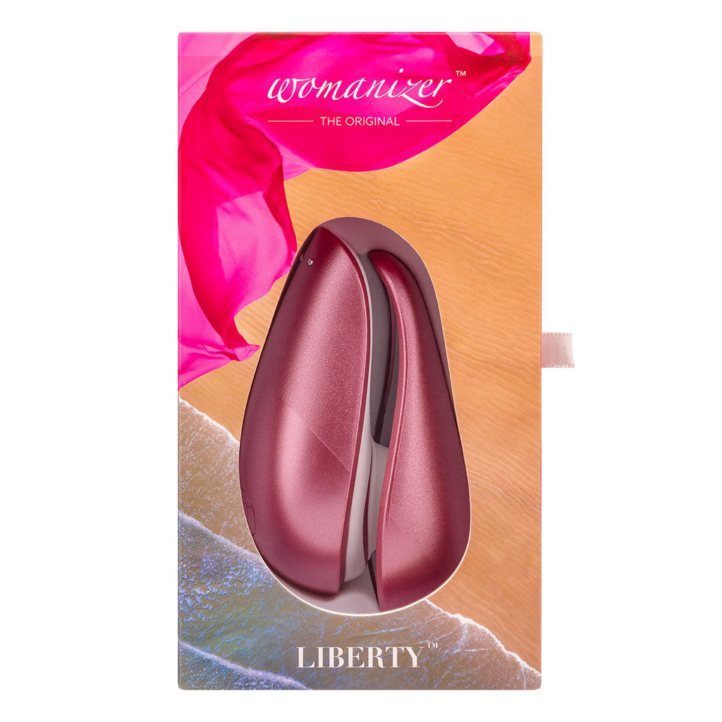 Womanizer Liberty Clitoral Stimulator - Pink Rose
