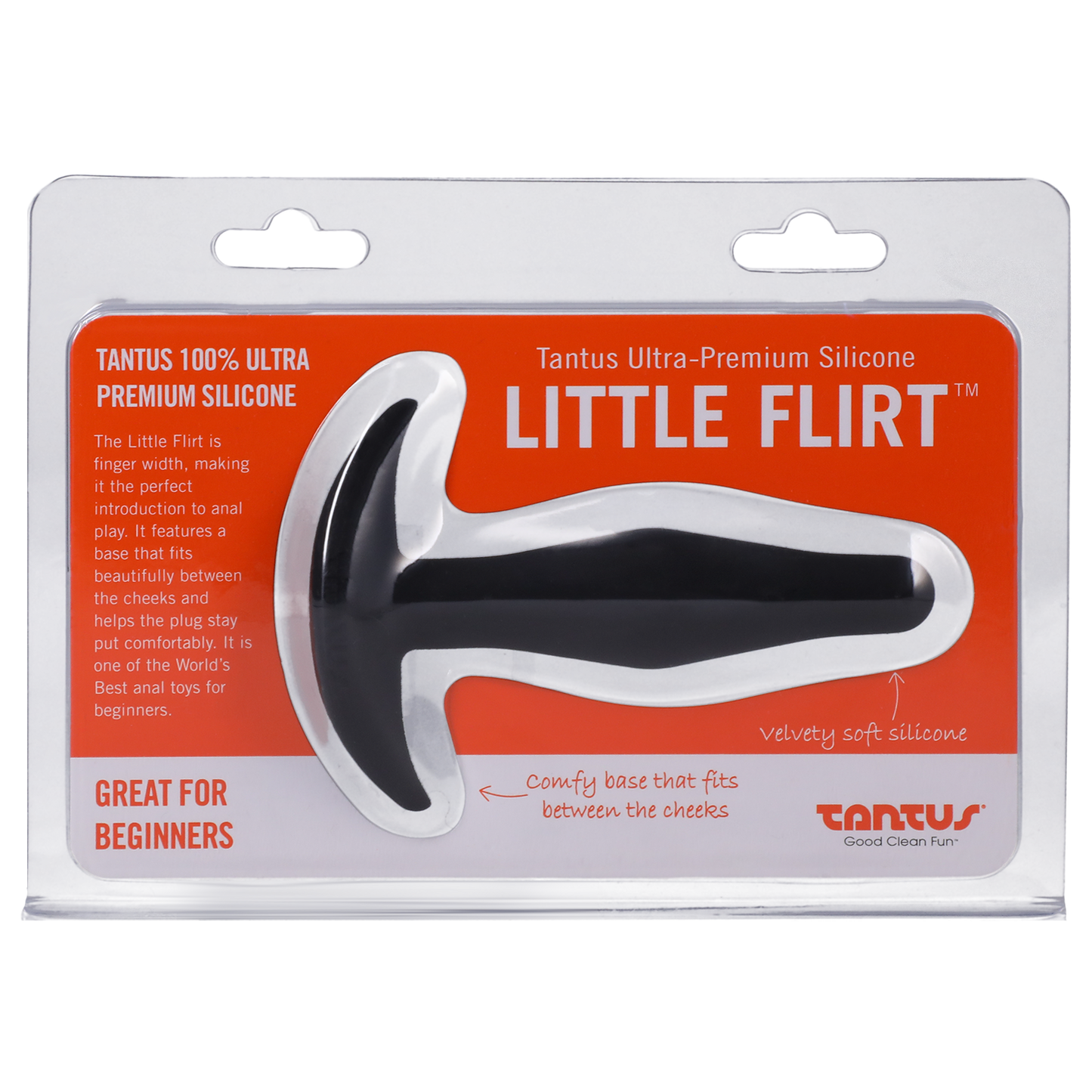 Tantus Little Flirt Plug Black