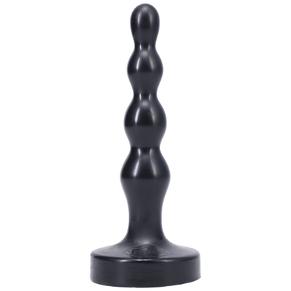 Tantus Ripple Small Silicone Butt Plug Black