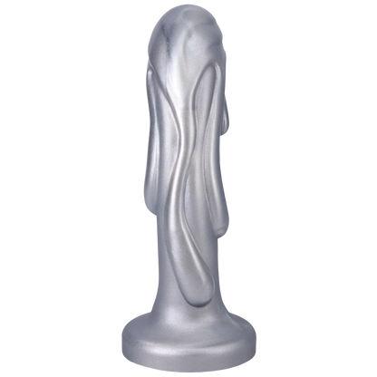 Tantus Magma Silicone Dildo - Silver