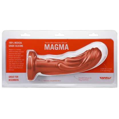 Tantus Magma Silicone Dildo - Copper