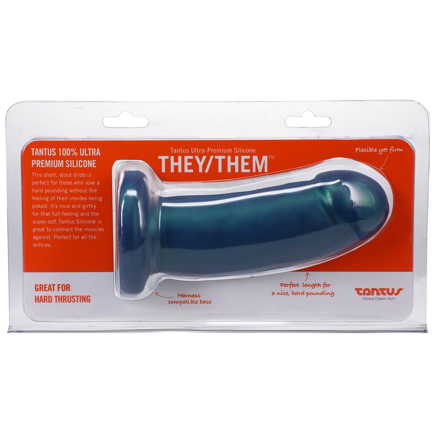 Tantus They/Them Silicone Dildo - Malachille