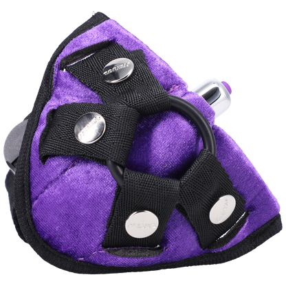 Tantus Velvet Vibrating Harness Lilac