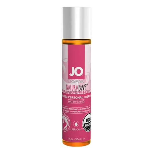 System JO Naturalove Strawberry Fields Organic Lubricant 1oz