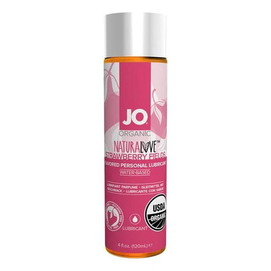 System JO Naturalove Organic Strawberry Fields Lubricant 4oz