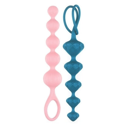 Satisfyer Love Beads Colored (set of 2)(Colored)- pink