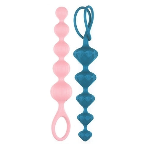 Satisfyer Love Beads Colored (set of 2)(Colored)- pink