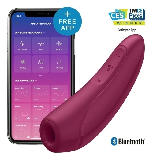Satisfyer Curvy 1+ Dark Red Stimulator