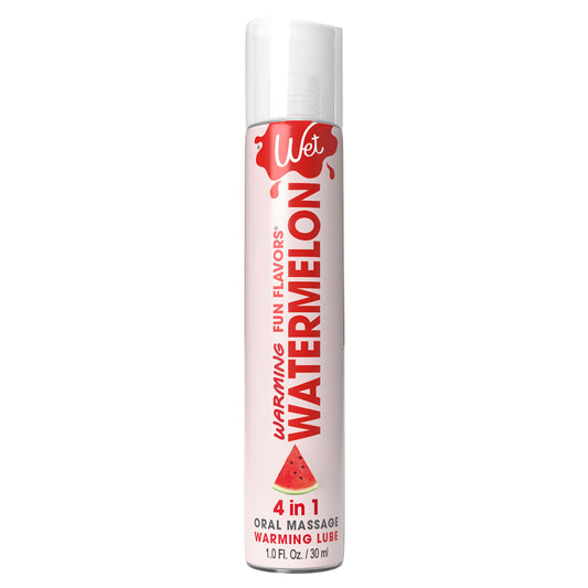 Wet Fun Flavors 4-in-1 Watermelon Warming Lubricant 1 Fl. Oz. / 30 ml