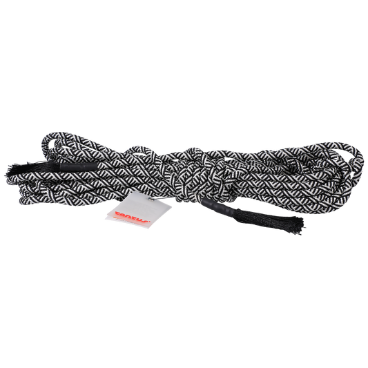 Tantus Onyx Rope 30 Feet Silver, Onyx