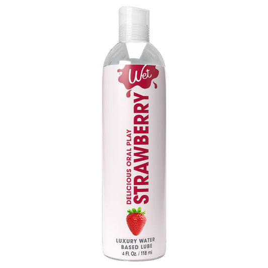 Wet Delicious Oral Play - Strawberry 4 Fl. Oz. / 118 ml