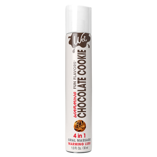 Wet Fun Flavors 4-in-1 Chocolate Cookie Warming Lubricant 1 Fl. Oz. / 30 ml