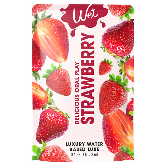 Wet Delicious Oral Play - Strawberry 0.10 Fl. Oz. / 3 ml