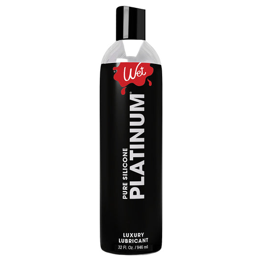 Wet Platinum Pure Silicone Luxury Lubricant  32Oz. / 946 ml