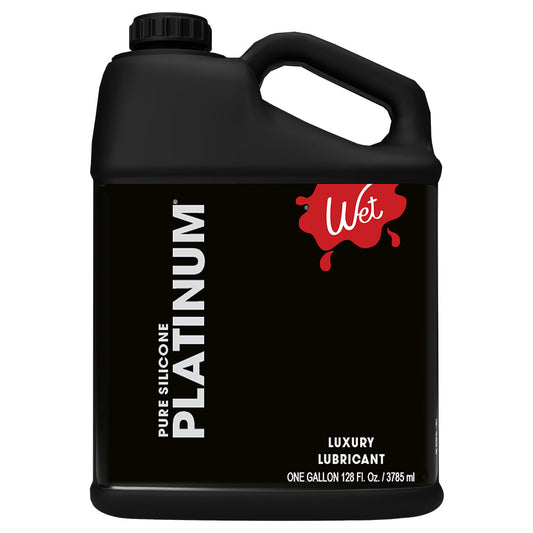 Wet Platinum Pure Silicone Luxury Lubricant 128 Fl. Oz. / 3785 ml