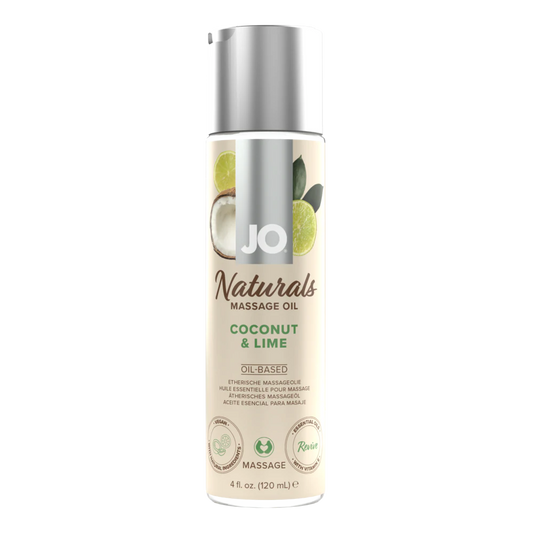 System JO Naturals Coconut & Lime Massage Oil