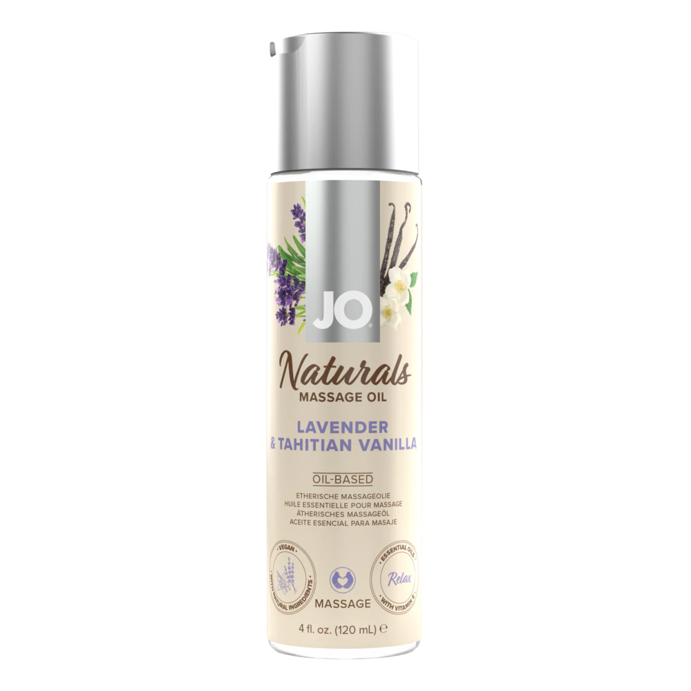 System JO Naturals Massage Oil Lavender & Tahitian Vanilla