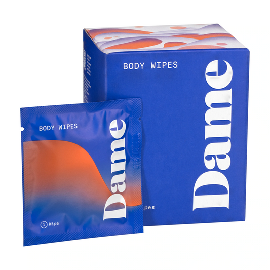 Dame Body Wipes Sachets 15 Count