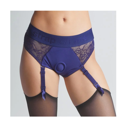 Strap on me! HARNESS LINGERIE DIVA - XL - NIGHT BLUE