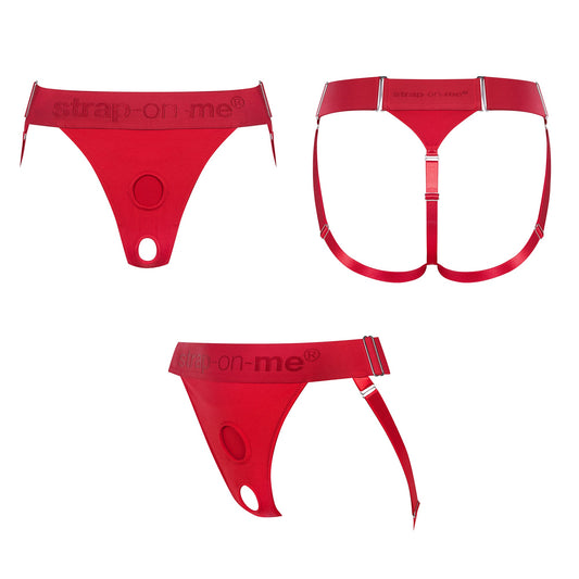 Strap on Me! Unique Harness - ONE SIZE - RED