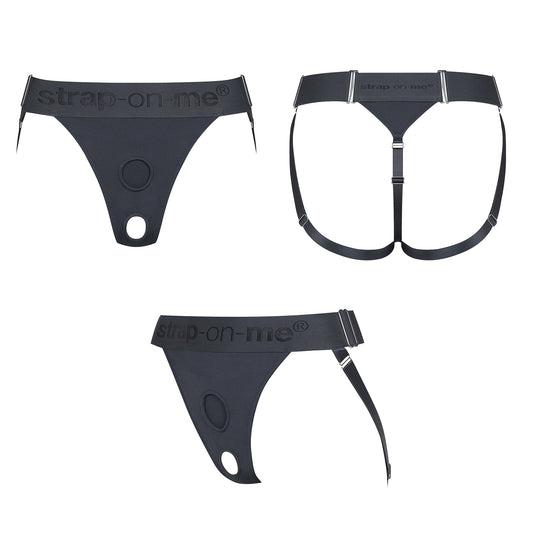 Strap on Me! Unique Harness - ONE SIZE - GREY